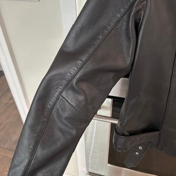 All Saints Balfern Leather Jacket - Picture 6 of 13